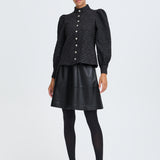 DAJA SHORT SKIRT 2 - Meteorite-Bottoms- Hometown Style HTS, women's in store and online boutique located in Ingersoll, Ontario