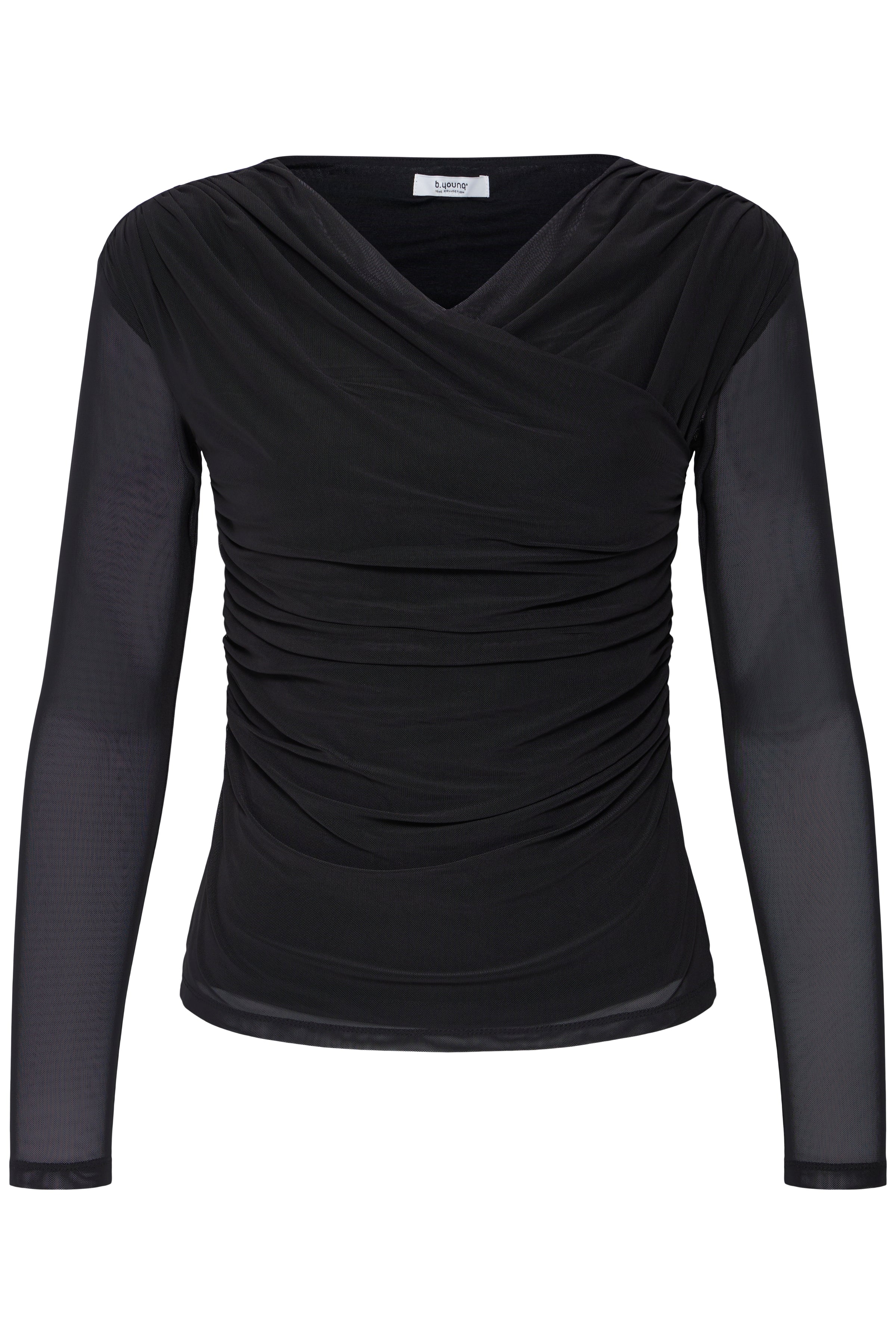 TOA WRAP TOP - Black-Blouses- Hometown Style HTS, women's in store and online boutique located in Ingersoll, Ontario