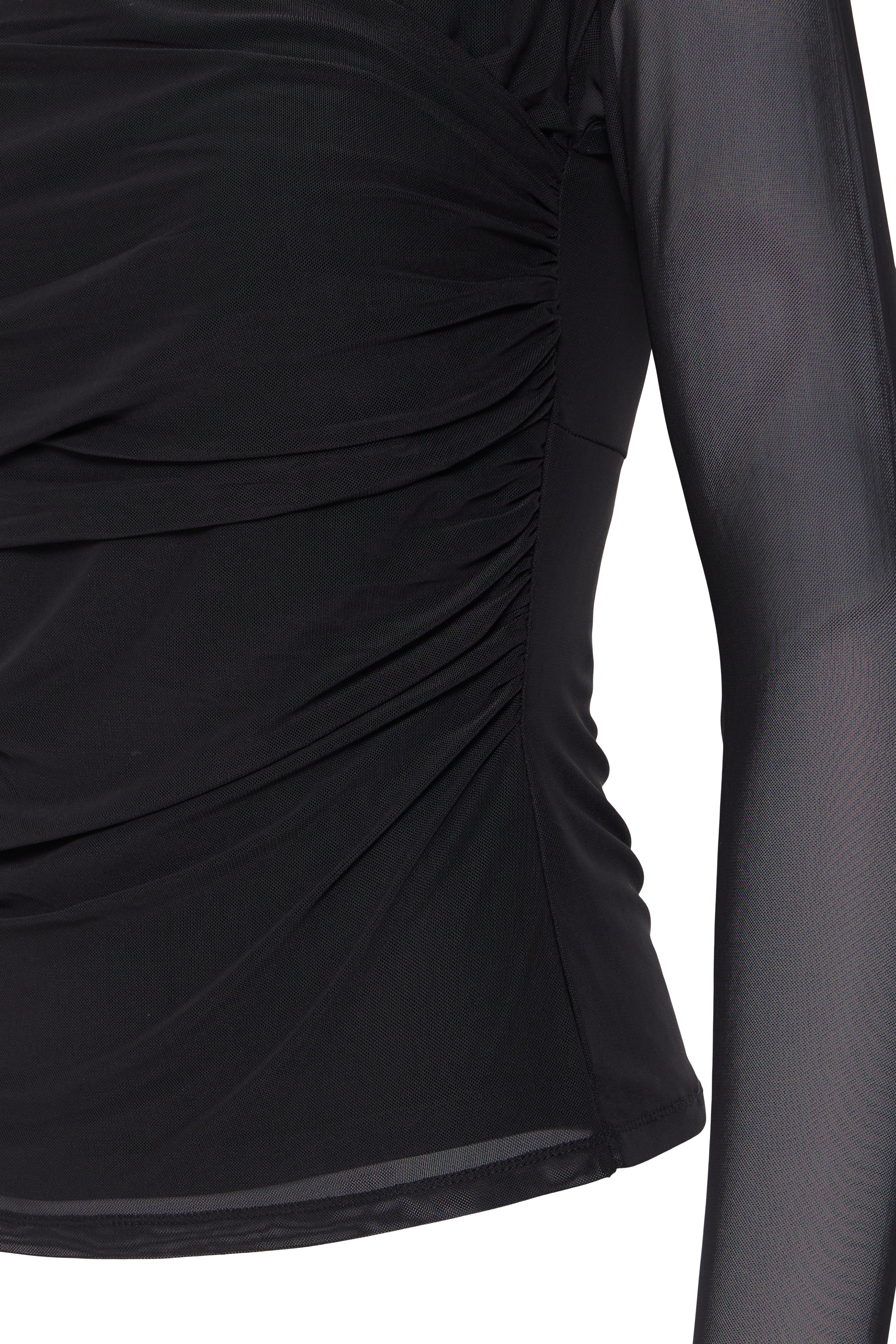 TOA WRAP TOP - Black-Blouses- Hometown Style HTS, women's in store and online boutique located in Ingersoll, Ontario