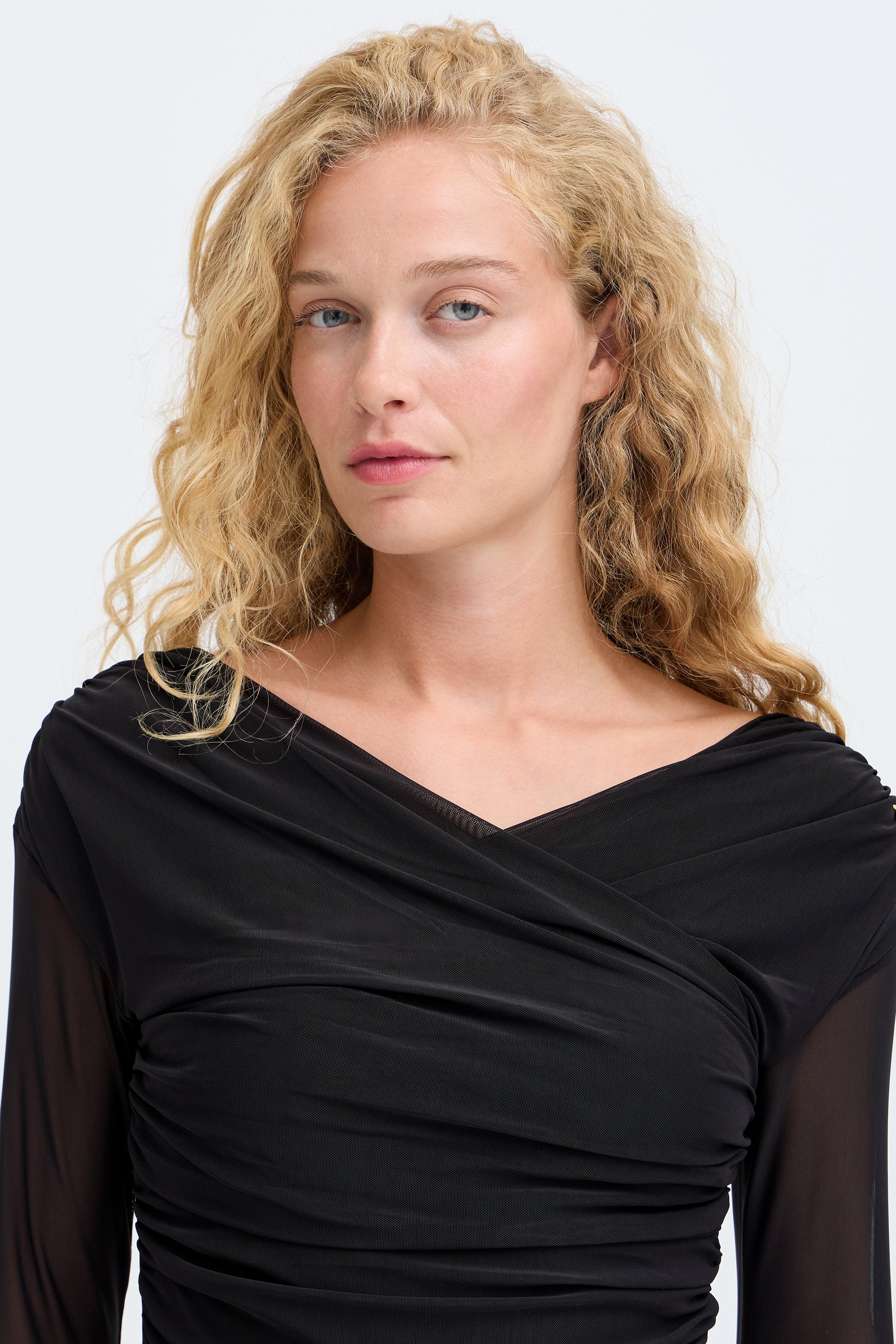 TOA WRAP TOP - Black-Blouses- Hometown Style HTS, women's in store and online boutique located in Ingersoll, Ontario