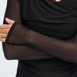 TOA WRAP TOP - Black-Blouses- Hometown Style HTS, women's in store and online boutique located in Ingersoll, Ontario