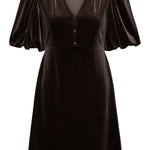 PERLINA BALLOON SLEEVE DRESS - Java-Special Occasion Dresses- Hometown Style HTS, women's in store and online boutique located in Ingersoll, Ontario