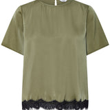 BYXFELICI BLOUSE - Aloe-Casual Tops- Hometown Style HTS, women's in store and online boutique located in Ingersoll, Ontario