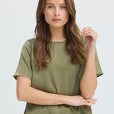 BYXFELICI BLOUSE - Aloe-Casual Tops- Hometown Style HTS, women's in store and online boutique located in Ingersoll, Ontario
