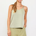 Double Strap Cami - Sage-cami- Hometown Style HTS, women's in store and online boutique located in Ingersoll, Ontario