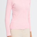 Rib Knit Cardigan- Pink-cardigan- Hometown Style HTS, women's in store and online boutique located in Ingersoll, Ontario