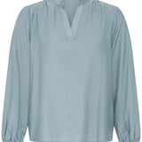 Long Sleeve Dressy Blouse - Sky-blouse- Hometown Style HTS, women's in store and online boutique located in Ingersoll, Ontario