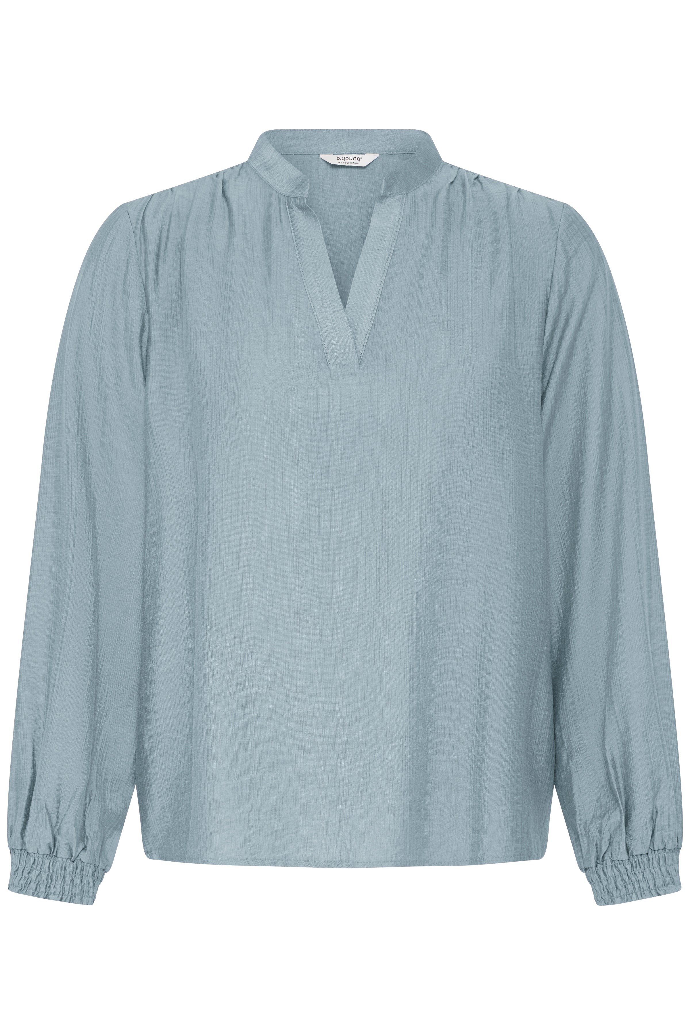 BMMHANNE BLOUSE LS -BLUE-blouse- Hometown Style HTS, women's in store and online boutique located in Ingersoll, Ontario