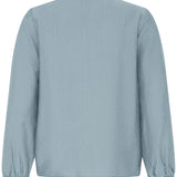 Long Sleeve Dressy Blouse - Sky-blouse- Hometown Style HTS, women's in store and online boutique located in Ingersoll, Ontario