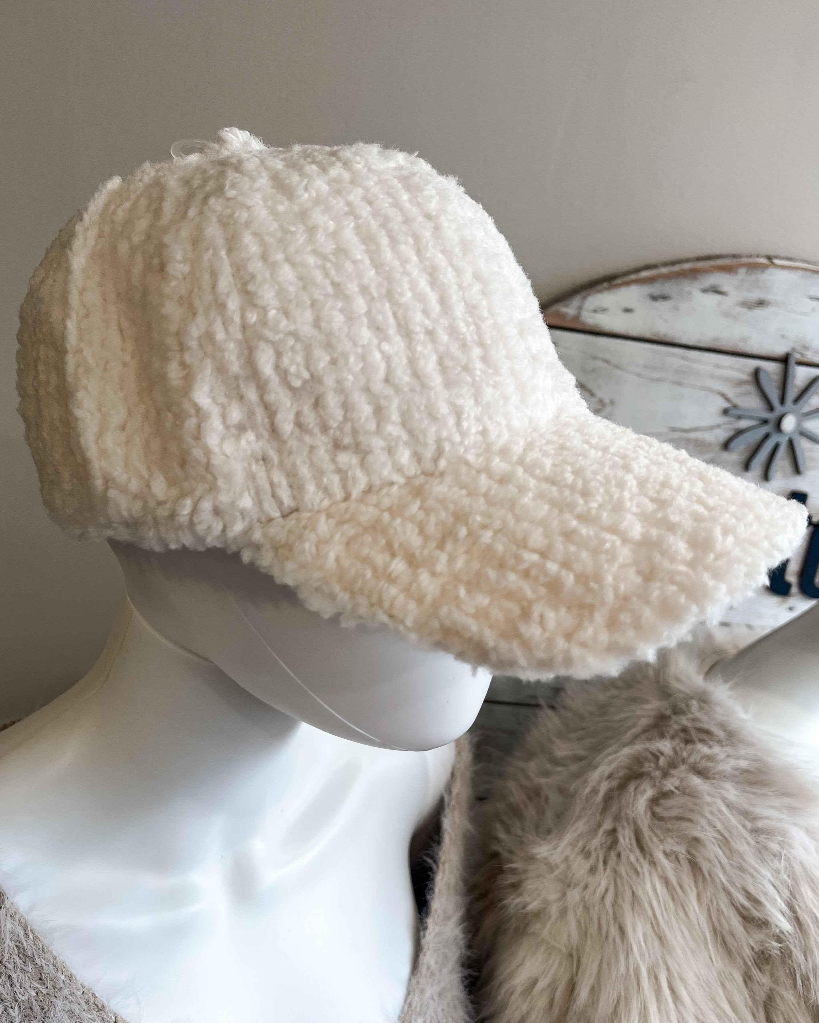 Teddy Ball Cap-Hat- Hometown Style HTS, women's in store and online boutique located in Ingersoll, Ontario