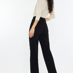High Rise, Straight - Black-denim- Hometown Style HTS, women's in store and online boutique located in Ingersoll, Ontario