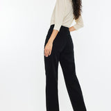 High Rise, Straight - Black-denim- Hometown Style HTS, women's in store and online boutique located in Ingersoll, Ontario