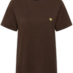 KAheart T-Shirt - Coffee Bean-Casual Tops- Hometown Style HTS, women's in store and online boutique located in Ingersoll, Ontario
