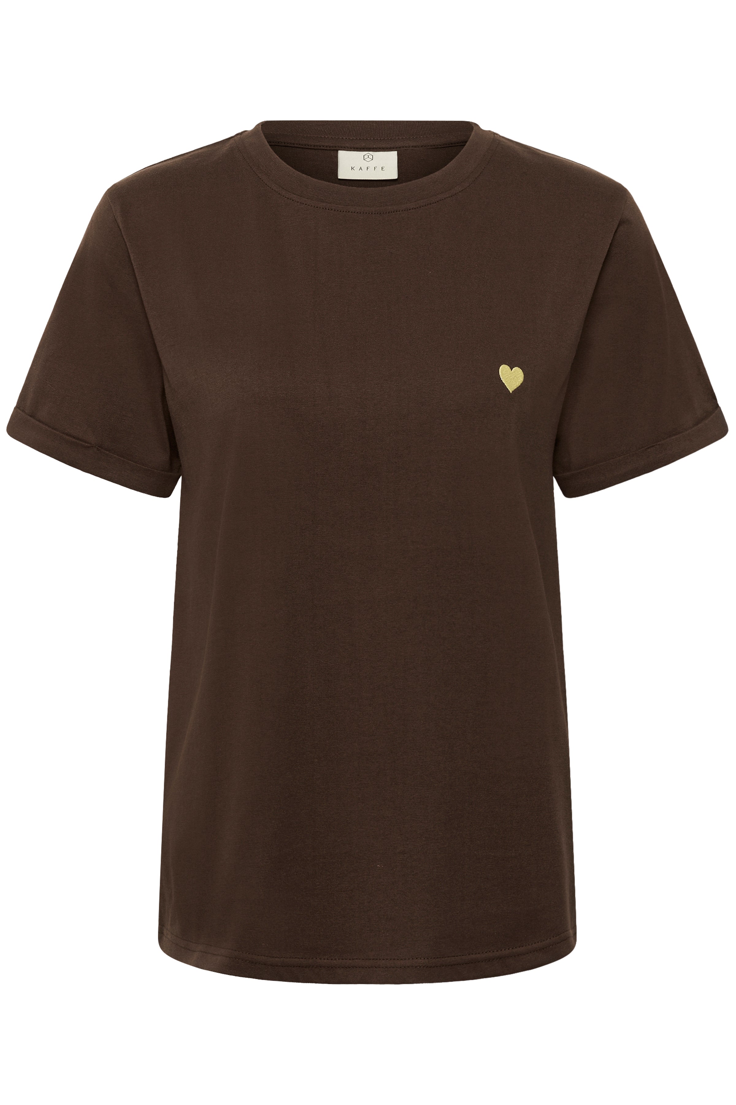 KAheart T-Shirt - Coffee Bean-Casual Tops- Hometown Style HTS, women's in store and online boutique located in Ingersoll, Ontario