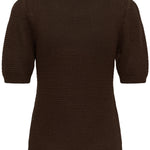 KAvivian Knit Pullover - Coffee Bean-Sweaters and Cardigans- Hometown Style HTS, women's in store and online boutique located in Ingersoll, Ontario