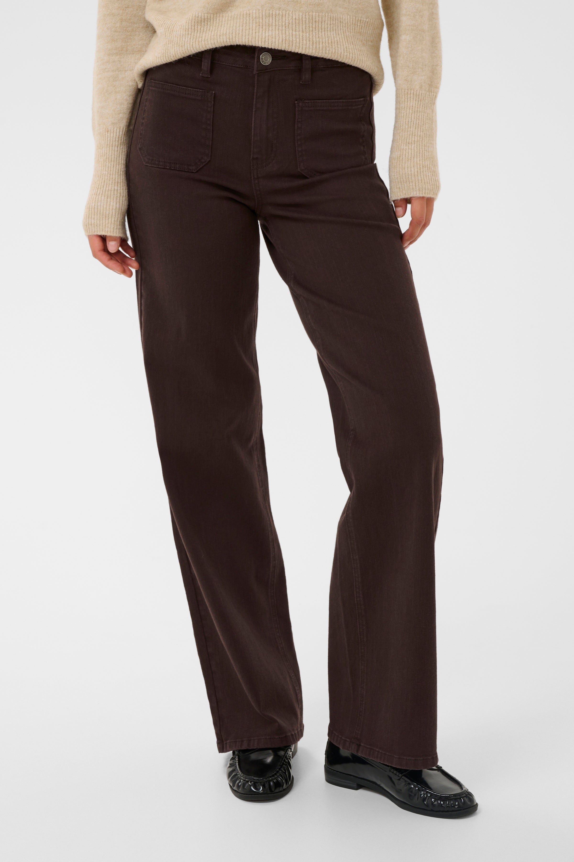 Kabrook High Waist, Regular Fit Jeans - Coffee Bean-Bottoms- Hometown Style HTS, women's in store and online boutique located in Ingersoll, Ontario