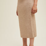 Brushed Midi Sweater Skirt - Mocha-skirt- Hometown Style HTS, women's in store and online boutique located in Ingersoll, Ontario