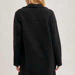 Open Front Knit Coat - Black-Coat & Jackets- Hometown Style HTS, women's in store and online boutique located in Ingersoll, Ontario