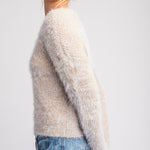 Cropped Mohair Sweater - Sand-sweater- Hometown Style HTS, women's in store and online boutique located in Ingersoll, Ontario