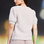 Crew Neck Sweater - Blush-Sweater- Hometown Style HTS, women's in store and online boutique located in Ingersoll, Ontario