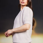 Crew Neck Sweater - Blush-Sweater- Hometown Style HTS, women's in store and online boutique located in Ingersoll, Ontario