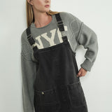 Denim Overall Mini Dress-dress- Hometown Style HTS, women's in store and online boutique located in Ingersoll, Ontario