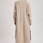 Longline Cardigan Sweater - Oatmeal-Sweaters and Cardigans- Hometown Style HTS, women's in store and online boutique located in Ingersoll, Ontario