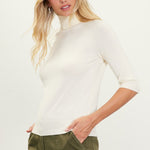 Soft Turtle Neck - Cream-Sweater- Hometown Style HTS, women's in store and online boutique located in Ingersoll, Ontario