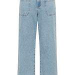 Kajordi Wide Jeans - Light Blue Wash-Denim- Hometown Style HTS, women's in store and online boutique located in Ingersoll, Ontario