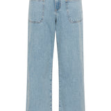 Kajordi Wide Jeans - Light Blue Wash-Denim- Hometown Style HTS, women's in store and online boutique located in Ingersoll, Ontario