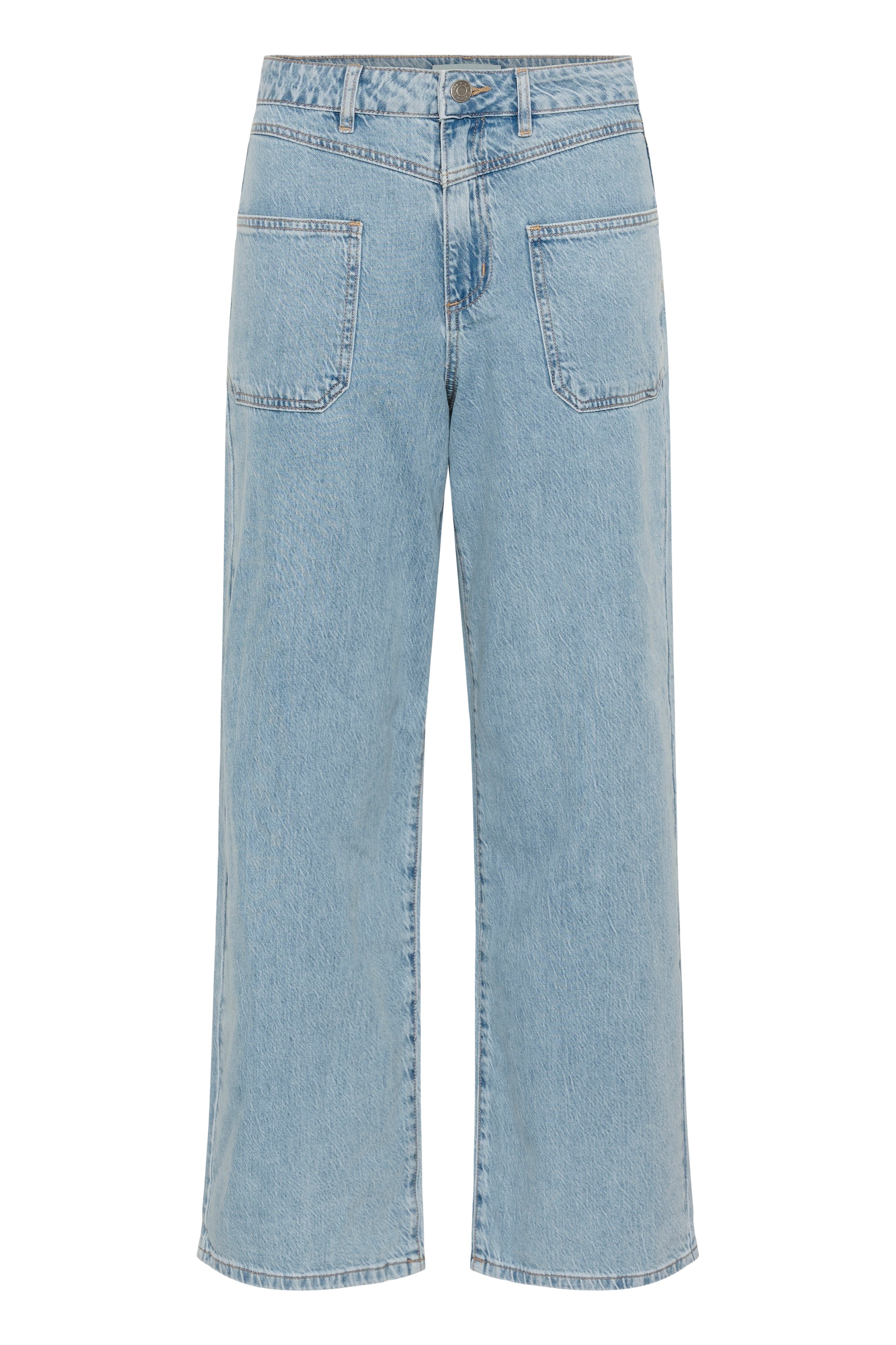 Kajordi Wide Jeans - Light Blue Wash-Denim- Hometown Style HTS, women's in store and online boutique located in Ingersoll, Ontario