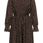 Kadotte Dress - Coffee Bean-Special Occasion Dresses- Hometown Style HTS, women's in store and online boutique located in Ingersoll, Ontario