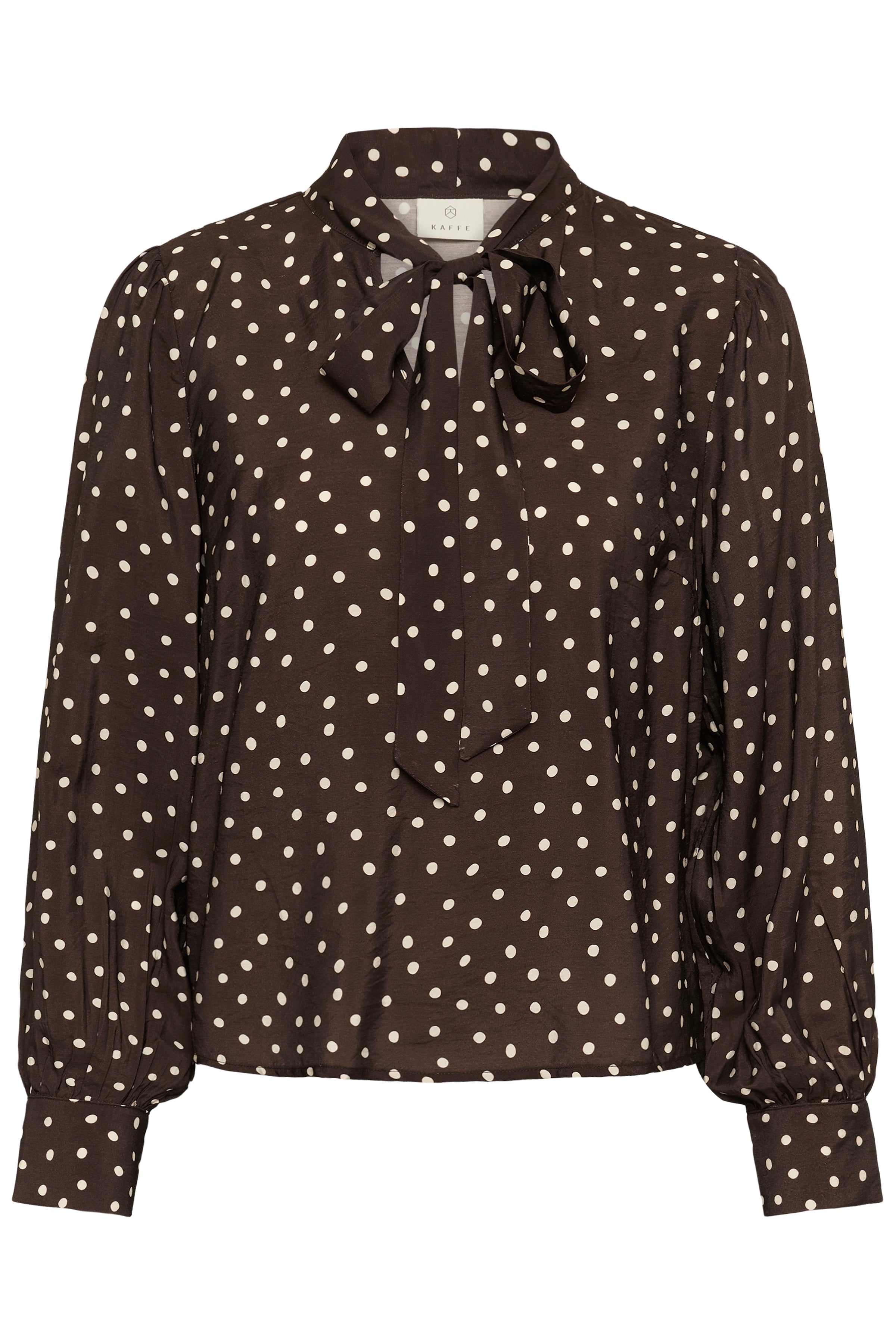KAdotte Blouse - Coffee Bean-Blouses- Hometown Style HTS, women's in store and online boutique located in Ingersoll, Ontario
