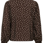 KAdotte Blouse - Coffee Bean-Blouses- Hometown Style HTS, women's in store and online boutique located in Ingersoll, Ontario