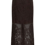 KAcornelia Lace Skirt - Coffee Bean-skirt- Hometown Style HTS, women's in store and online boutique located in Ingersoll, Ontario