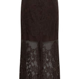 KAcornelia Lace Skirt - Coffee Bean-skirt- Hometown Style HTS, women's in store and online boutique located in Ingersoll, Ontario