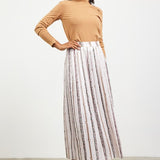 Chain Pleated Midi Skirt-skirt- Hometown Style HTS, women's in store and online boutique located in Ingersoll, Ontario