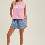 Salty Tank-Casual Tops- Hometown Style HTS, women's in store and online boutique located in Ingersoll, Ontario