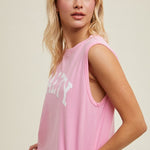 Salty Tank-Casual Tops- Hometown Style HTS, women's in store and online boutique located in Ingersoll, Ontario