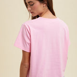 Beachy Tee-Casual Tops- Hometown Style HTS, women's in store and online boutique located in Ingersoll, Ontario