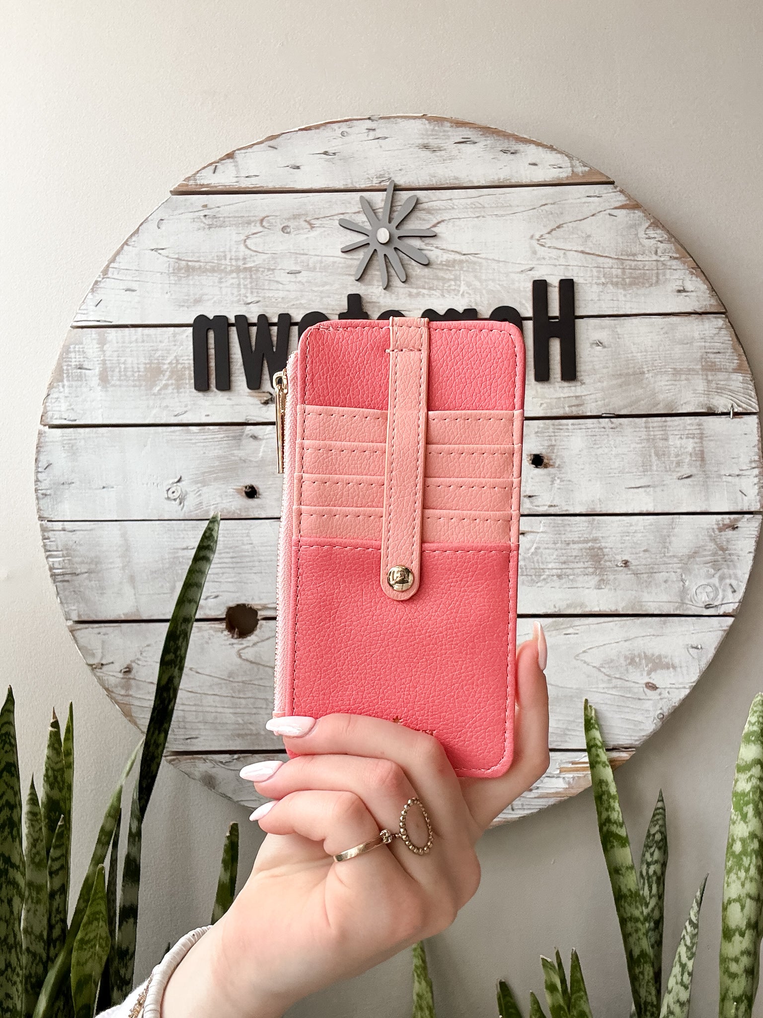 Essentials Only -Zippered Wallet-wall- Hometown Style HTS, women's in store and online boutique located in Ingersoll, Ontario