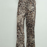 Animal Print Satin Pants-Pants- Hometown Style HTS, women's in store and online boutique located in Ingersoll, Ontario