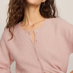 VALOR CARDIGAN- Soft Blush-Sweaters and Cardigans- Hometown Style HTS, women's in store and online boutique located in Ingersoll, Ontario