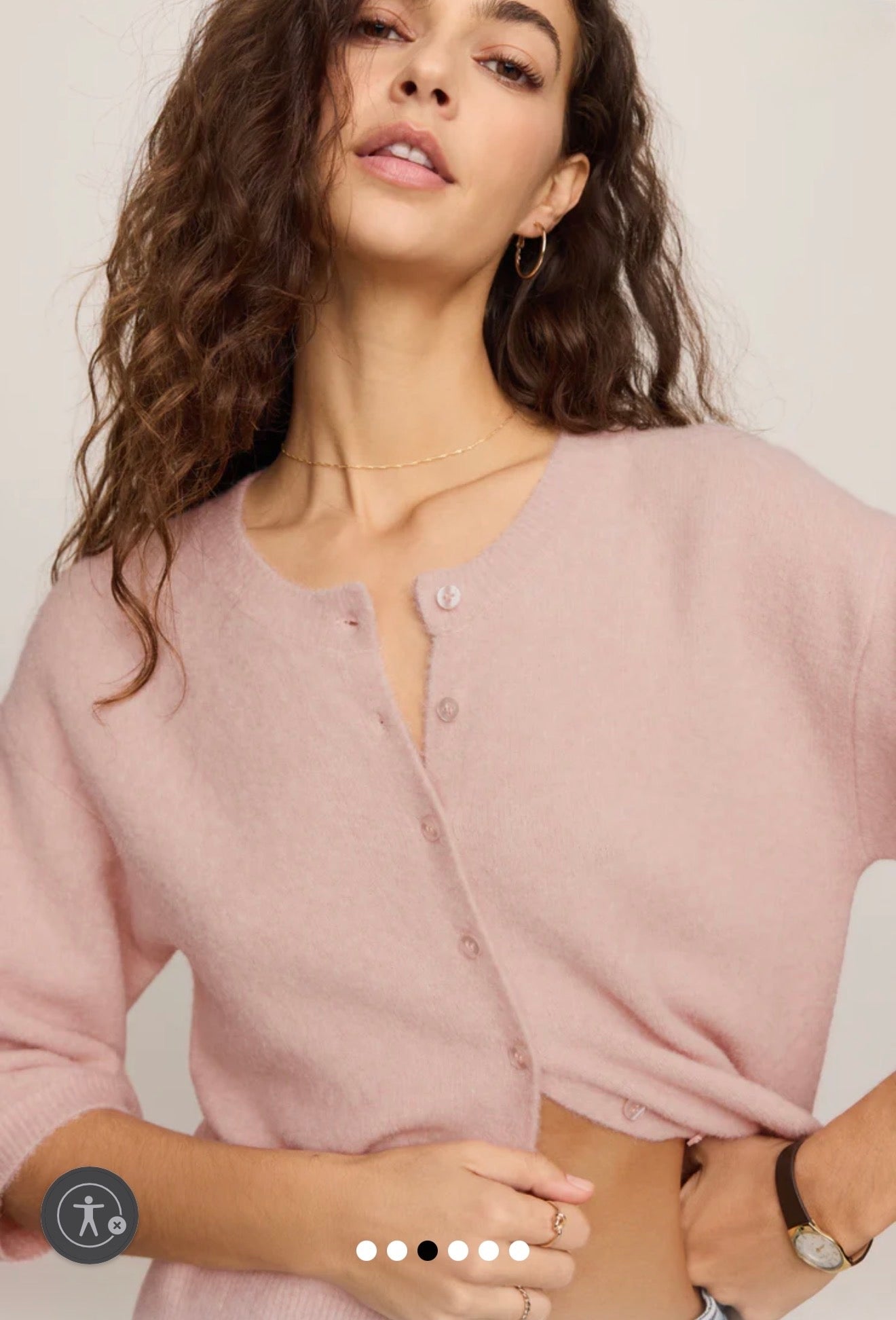 VALOR CARDIGAN- Soft Blush-Sweaters and Cardigans- Hometown Style HTS, women's in store and online boutique located in Ingersoll, Ontario