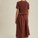 Mixed Media Sweater Midi Dress-dress- Hometown Style HTS, women's in store and online boutique located in Ingersoll, Ontario