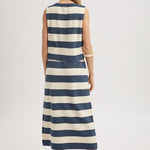 Stripe Set - Navy-Casual Dresses- Hometown Style HTS, women's in store and online boutique located in Ingersoll, Ontario