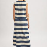 Stripe Set - Navy-Casual Dresses- Hometown Style HTS, women's in store and online boutique located in Ingersoll, Ontario