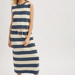 Stripe Set - Navy-Casual Dresses- Hometown Style HTS, women's in store and online boutique located in Ingersoll, Ontario