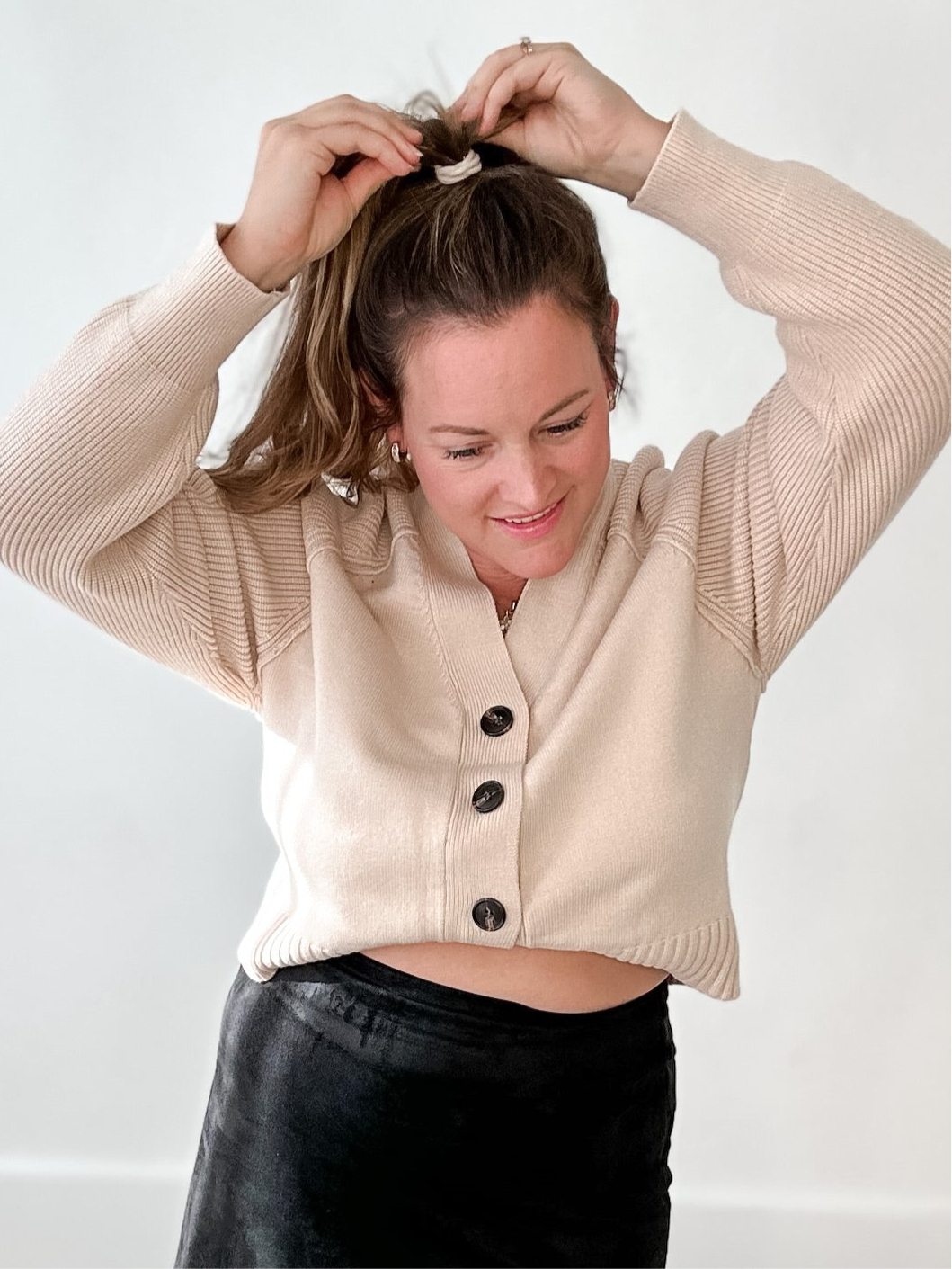 Monterey Sweater - Beige-Sweater- Hometown Style HTS, women's in store and online boutique located in Ingersoll, Ontario