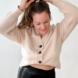 Monterey Sweater - Beige-Sweater- Hometown Style HTS, women's in store and online boutique located in Ingersoll, Ontario